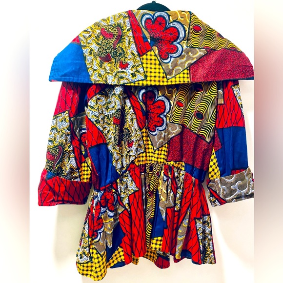 African print Peplum Blouse - Picture 7 of 8